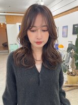 ポーチバイハニー オモテサンドウ(PORCH by HONEY omotesando)&nbsp;ゆるふわミディアム/バタフライカット/ココアベージュ3