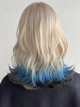 シンティアバイアルティナ 渋谷店(Cyntia by artina) エンドカラー/全頭ブリーチ/ホワイトブロンド