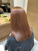 ローレン(Rollen)&nbsp;艶カラー！オレンジブラウン×髪質改善トリートメント
