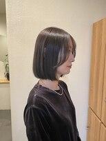 クリック(Click)&nbsp;着物ヘア/大人ガーリー/ダークアッシュ/似合わせカット/小倉