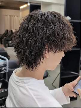 プルーブトウキョウ 渋谷(PROVE TOKYO) 爽やか無造作ビジネスツーブロック波巻きパーマ