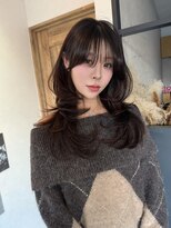 エトワ 中央店(etoi)&nbsp;大分韓国かき上げレイヤーカット大人レイヤー顔まわりレイヤー