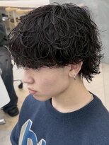 メンズサロン ノード 栄(men’s salon NODE)&nbsp;シャドウパーマ栄レイヤーウルフマッシュスタイル