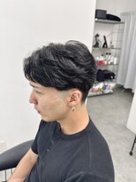 ドラマヘアー(dorama hair) センターパート/フェザーパーマ/テーパーフェード