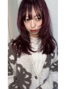 アルテペロ 栄矢場町店(arte pelo) 【arte pelo】深みカラーが映える顔まわりレイヤー