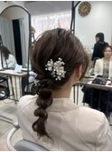 結婚式ヘアセット