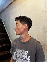 ビーバイエイトジェンツ(Bee by EIGHT GENTS)&nbsp;リバースセンターパート/ニュアンスパーマ/ダウンバング/心斎橋