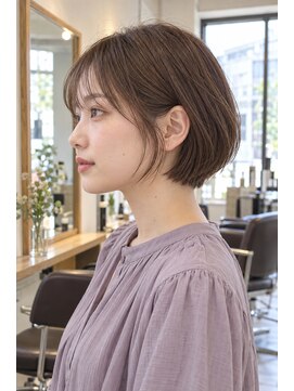 フレイムス ヘアアンドリラックス 大宮東口店(Frames) ショートボブ髪型20代30代40代50代前髪あり前髪なし面長丸顔大宮