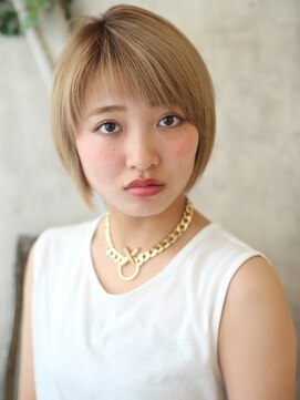 リノヘア プラス 関内店(RINO hair＋) ＲＩＮＯ関内店　ストレートショートボブ