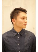 清潔感さわやか/刈り上げ手前ショート/メンズ/眉毛/