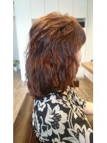 小さな美容室 ハナ(hana)&nbsp;オシャレなトップ短めウルフパーマスタイル☆