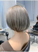 シルバー、ブロンド、ベージュ、ブリーチ