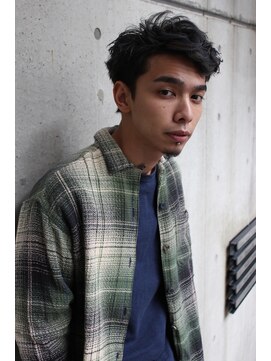 ブークル(boucle) 外国人風セミウェット無造作ショート