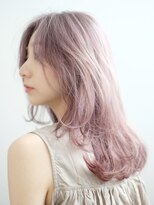 ラベンダーロング_ウェーブパーマフォギーベージュ_ba296312