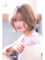 エルフォ(elfo) 【elfo】アゴ下ボブのラフカール！パーマスタイル