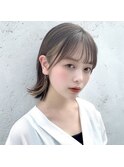 外はねボブ×透明感アッシュ　PRIMA ange 中目黒