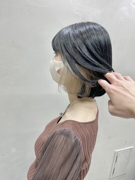 フェリア 松山(Feria) 【Feria松山】インナーカラー×ホワイトベージュ“石田幸輔”