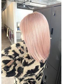 エル オオサカ 心斎橋店(L. OSAKA) ピンク_チェリーブラウンフェミニンロング_S43