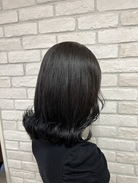 シュガー ヘアアンドネイル 仙台(SUGAR) ブルーブラック