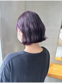 〈ボブ × ジューシーパープルカラー〉
