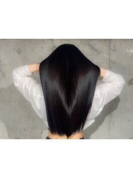 最適ｐｈと低温アイロンがつくる髪質改善ストレート♪