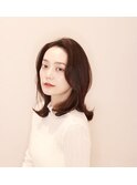 ナチュラルふんわりミディ