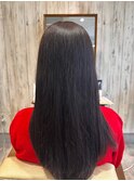 サラ艶ロング×髪質改善ケア#5 縮毛矯正/髪質改善カラーリタッチ