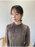 20代30代大人可愛いお呼ばれスタイル編みおろし