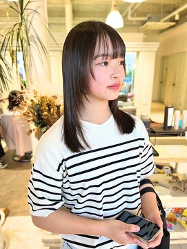 オブジェ シエル(obje't ciel) 【obje’t ciel】セミロングレイヤー/似合わせ【暮石　唯】