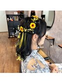 イベント用ヘアセット！