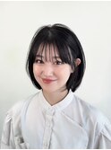 顔周り小顔カットボブレイヤーイルミナ透明感10代20代30代銀座