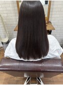 髪質改善ダークアッシュブラウン_前髪レイヤーカット_393
