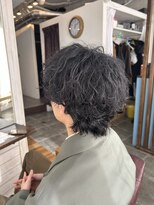 セシルヘアー なんば店(Cecil hair)&nbsp;無造作ツイストスパイラルパーマ/有馬