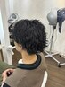 メンズカット＋デザインパーマ￥8,800～(120分)