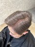 【白髪染めを使わない】似合わせカット+脱白髪染めカラー（プチスパ付）