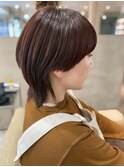 本八幡×暖色カラー×オーガニックカラー×マッシュ