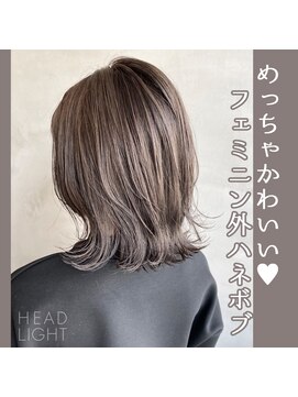 ニューカマー バイ ヘッドライト シブヤ(NEW COMER by HEADLIGHT shibuya) ココアブラウン×外ハネボブ