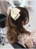 ハーフポニー/北新地ヘアセット