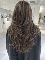 ヨロ 小岩(YOLO) ハイライトレイヤーカットラベンダーグレージュ