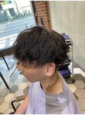 縦落ちツイストスパイラル/MEN'S HAIR