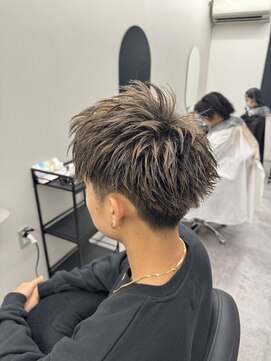 アイスプロドバイブルーム 木更津店(ice prod by bloom) MEN’S HAIR/サーフカール/刈り上げセンターパート/木更津