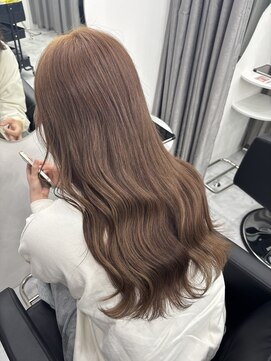 透明感たっぷりまろやかブラウンカラー