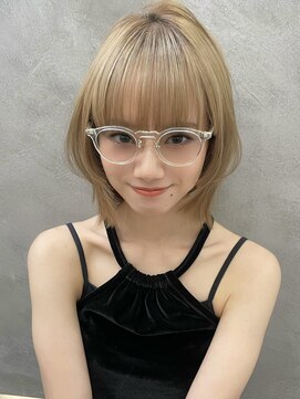 ロンドプロフィール 浦和(Lond profil) ブリーチなしカラー伸ばしかけヘア簡単スタイリング小顔ヘア