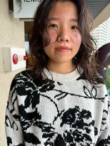 フィルム(FiLMs) ゆるふわパーマ/透明感ショコラブラウン/レイヤーカット