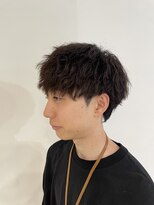 ニアウ 伊勢崎連取店(Niau)&nbsp;MEN’S HAIR/波巻きツイストスパイラル/リバースセンターパート