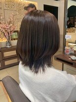 ヘアリゾート粋 ティガ 池袋店(tiga)&nbsp;ミディアム/レイヤーカット/透明感ブラウンアッシュ