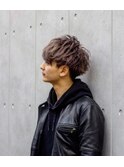 王道束感刈り上げマッシュ