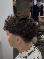 グルーマーズクレッジ 渋谷店(GROOMER/S CREDGE) men's/メンズ/刈り上げセンターパート/リバースセンターパート