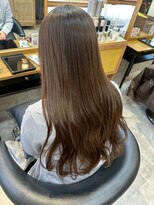 ヘアリゾート粋 トゥジュ 池袋東口店(tujuh)&nbsp;レイヤーカット/ライトブラウン/透明感カラー