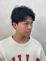 キイ ギンザ(k.e.y GINZA) ニュアンスパーマメンズカット銀座